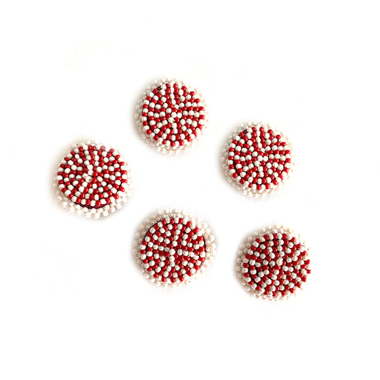 Beadwork handmade buttons - Aesthetics Designer Label