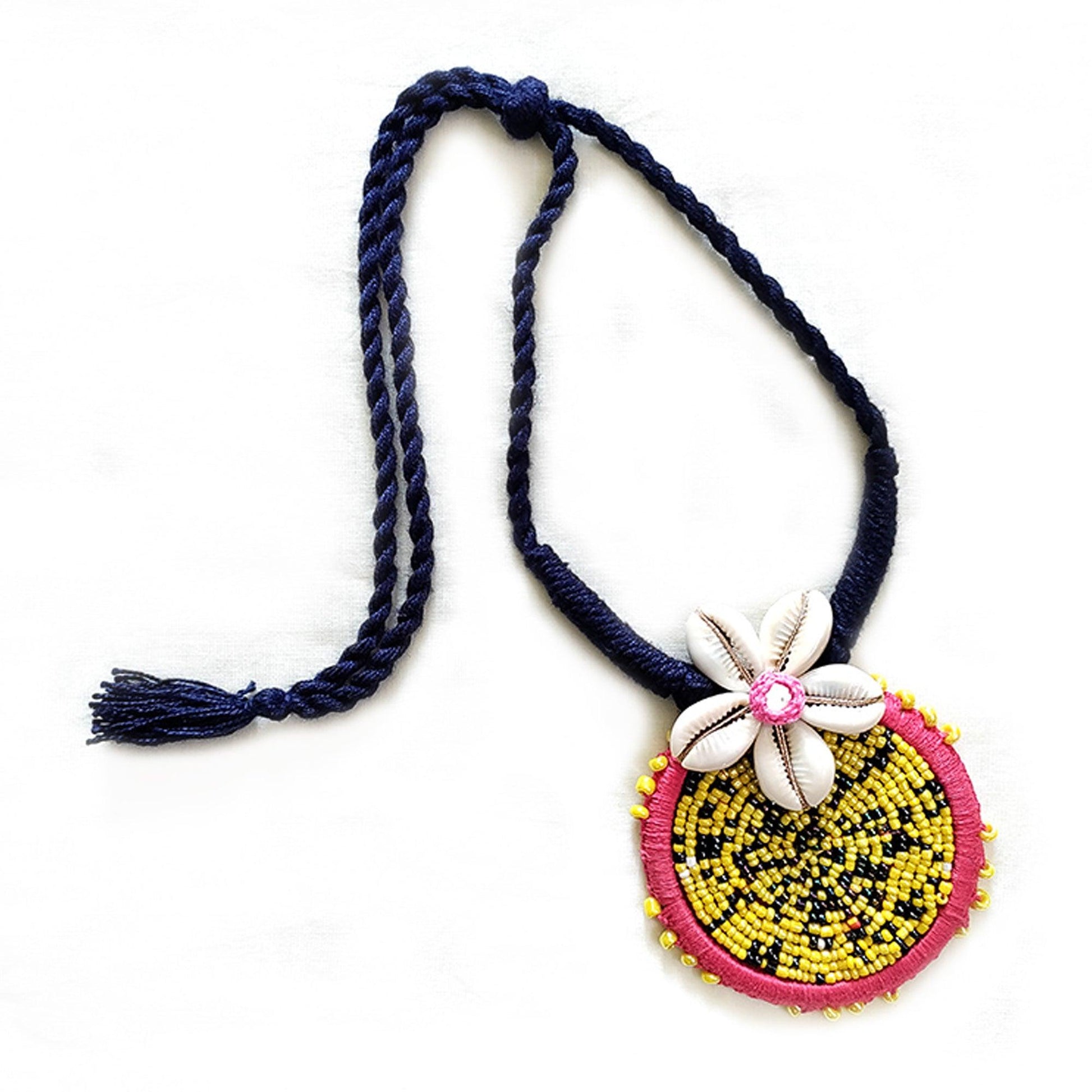 Handmade Bead work necklace - Aesthetics Designer Label